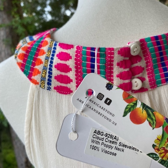 America & Beyond Tassel Dress NWT Small - Picture 13 of 14